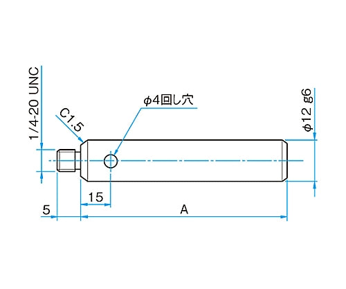 로드 φ12mm(C1.5) A60mm ROU-12-60 1개