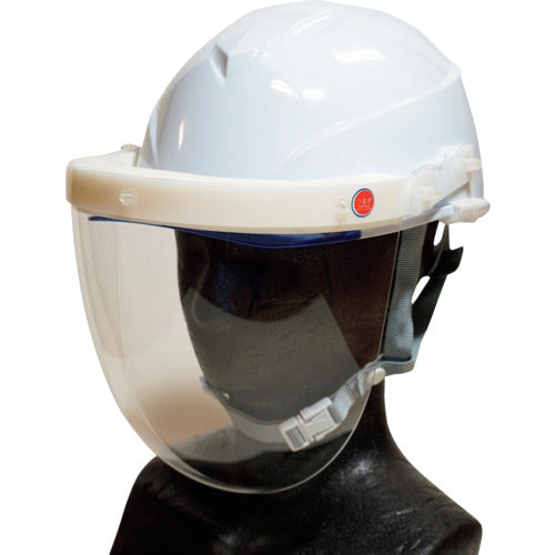 TOA BOJIN Ultra-lightweight spherical slide disaster prevention mask (for grooved helmets) 521BSX-27 521BSX-27 1 piece