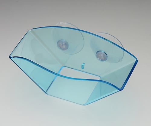 水切りが早い!スポンジラック ライトブルー ASP-01LB 1個