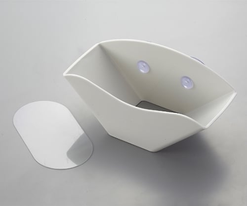Bath sponge rack, white, ASP-02WH, 1 piece