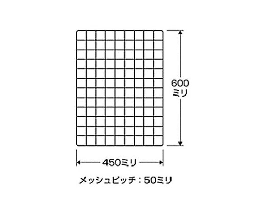 Mesh panel, white, 600 x 450 mm, PJ645-2, 1 sheet