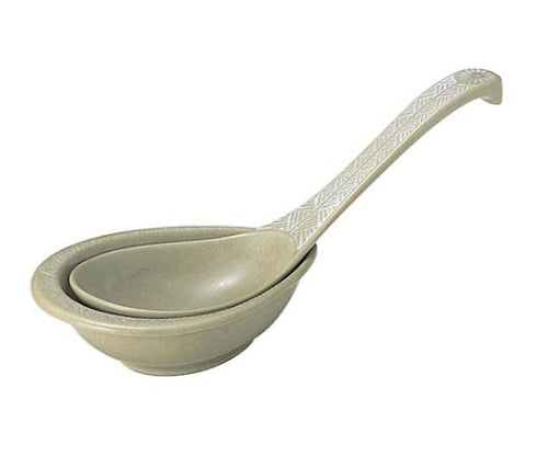 銀峯みしま 陶器 レンゲセット 大(台付)01-2016 7754900 1個