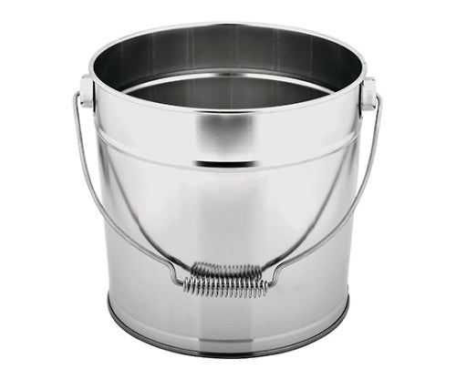 Stainless steel bucket 8L with handle 1 piece
