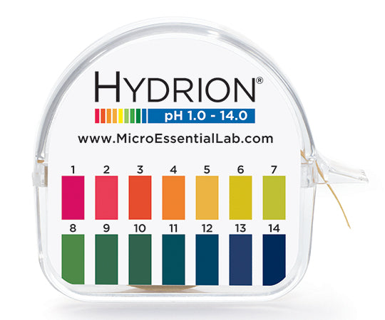 pH test paper roll type with dispenser, measurement range 1-14 94 1 piece
