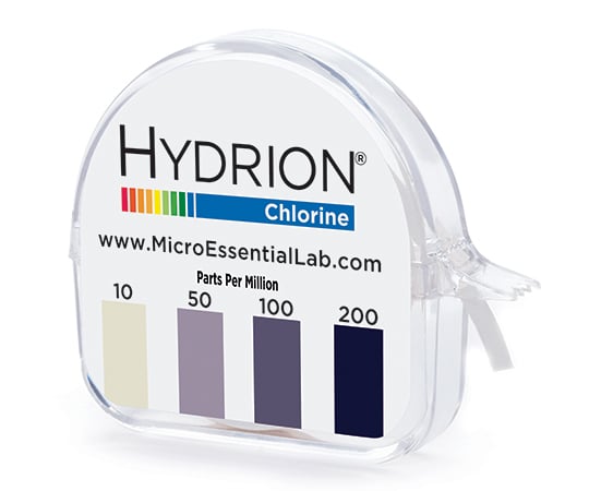 塩素試験紙 ロールタイプ ディスペンサー入 スペアロール付 CM-240 1巻/個