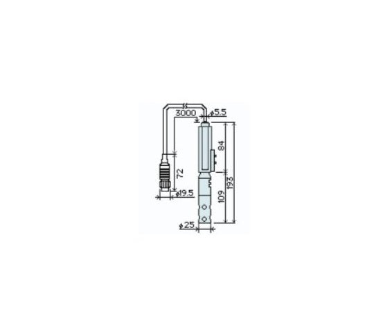 Dissolved oxygen electrode "CALMEMO" for general use/immersion use OE-270AA 1 piece