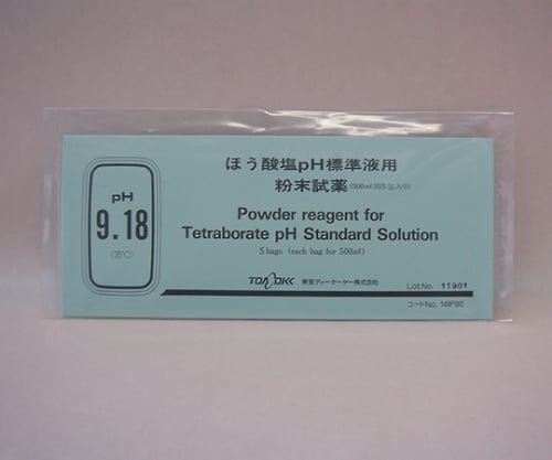 Powder for standard solution pH 9.18 500mL 5 pieces 143F062 1 box (5 pieces)