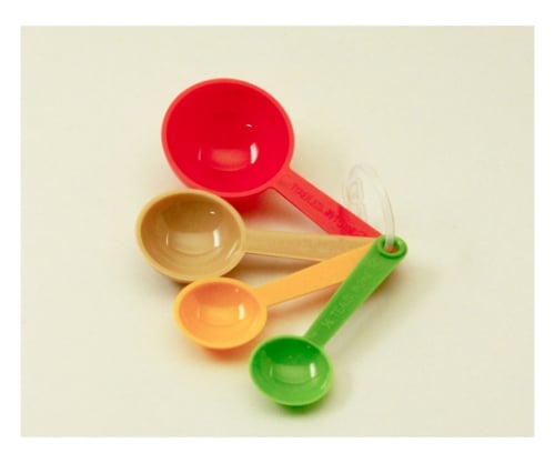 Measuring spoons, set of 4, 210328, 1 set