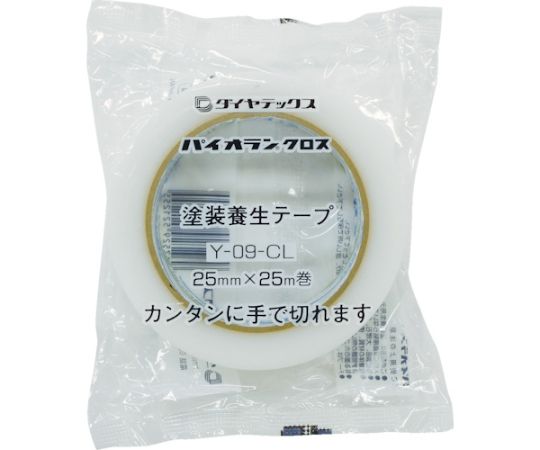도장·건축 양생용 테이프 25mmx25m 클리어 Y09CL 25MM 1권