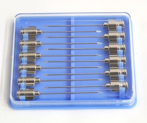 VAN 금속침 정맥침 굵은(게이지 21G 락기 바늘 끝 약 18°) SB 1상자(12개입) 01036296 1상자(12개입)