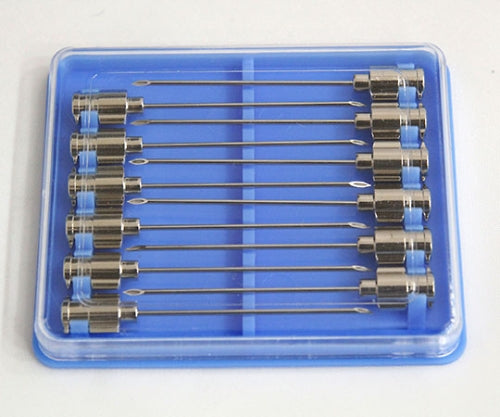 VAN 금속침 수혈침 세세(게이지 해당 없음 락기 바늘 끝 약 15°) RB 1상자(12개입)