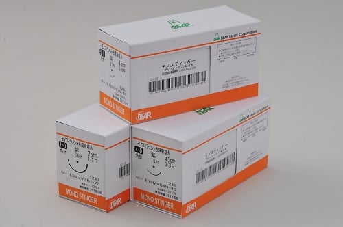 Mono Stinger Synthetic absorbable monofilament suture with needle 1 box (12 pieces) VT17MV04H-75 1 box (12 pieces)