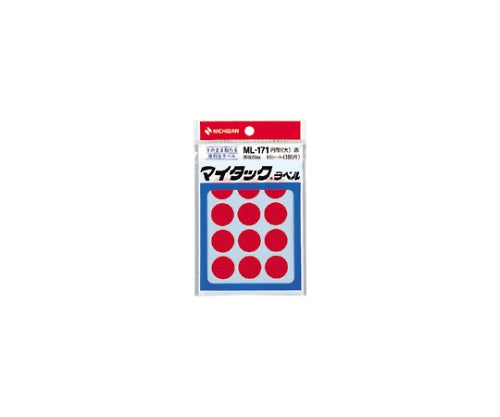 Color label for general use, red, ML-1711, 1 pack