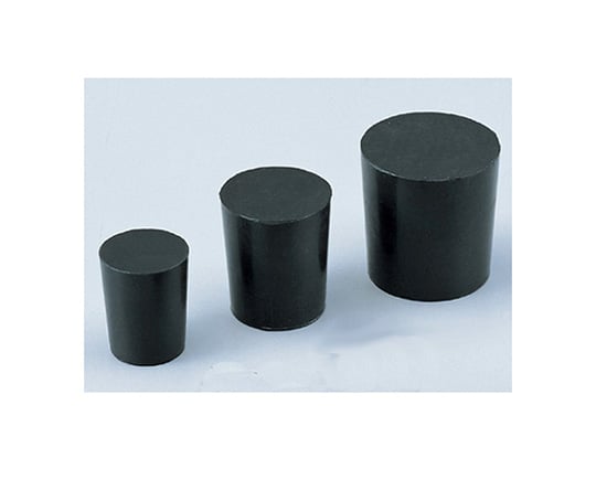 Black rubber stopper No. 28 1 piece