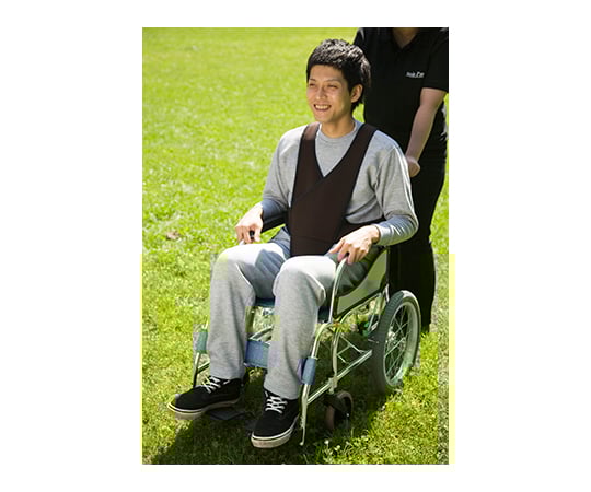 車椅子ベルト Mサイズ ブラウン 4010 1個