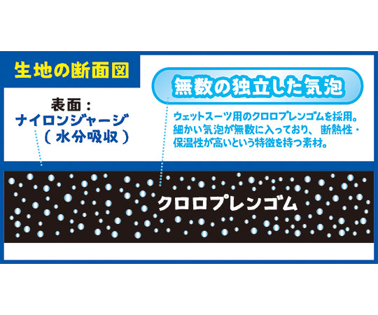 クロッツ 防水ブーツ マリンブルー S HC-023-2-S 1組
