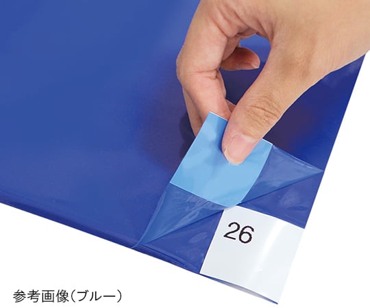 Kマット 強粘着 600×900・30層 10枚入り ブルー HRH6093KBN 1ケース(10枚入)