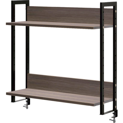 アールエフヤマカワ ワークデスク2上置ハイシェルフW800 ウォルナット2 GZUSRH2-800DM2 1 台