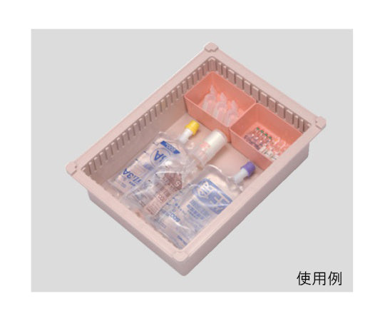 앰풀 케이스(W111×D74×H58mm) 클리어 화이트 AT-8 1개