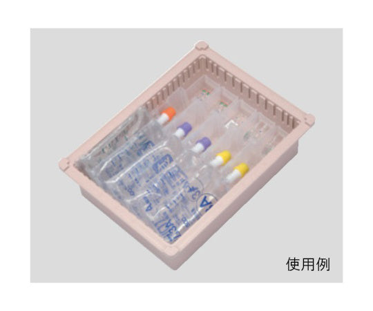 注射セットケース(W48×D169×H65mm)クリアホワイト ST-3 1個