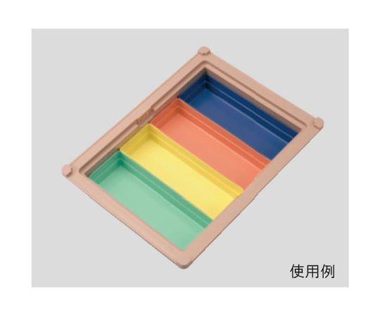 ナーシングトレー(W230×D75×H43mm)ライトイエロー VT-6 1個