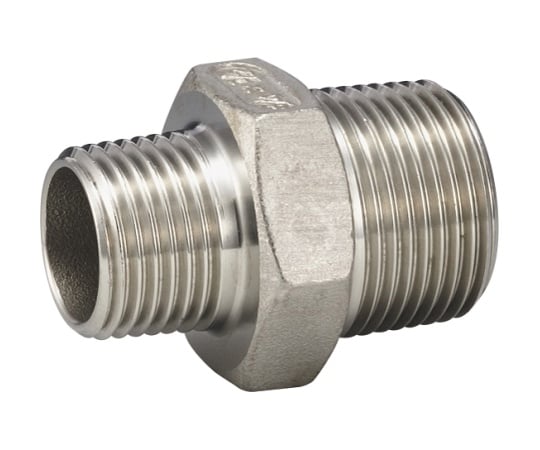 ステンレス製ねじ込み異径ニップル 3/8×1/4 VRN-0302 1個
