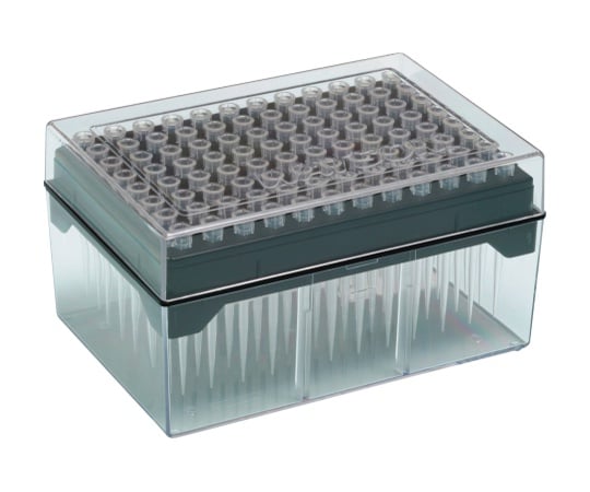 10μLロング フィルターチップ システムラック 滅菌 1箱(96本×10ラック入) 1252-207CS 1箱(96本×10ラック入)