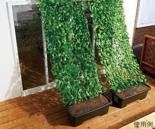 Planter for green curtains, herb green, 554 x 202 x 200 mm, 1 piece