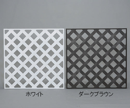 Privacy screen plastic lattice white 830 x 15 x 830 mm PLM-830 1 sheet