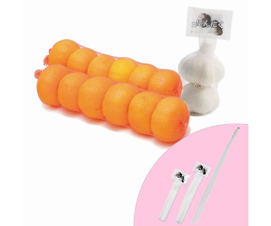 Vegetable Net Garlic Net 15cm White Label JAN Code Included 100 Pieces 004711714 1 Pack (100 Pieces)