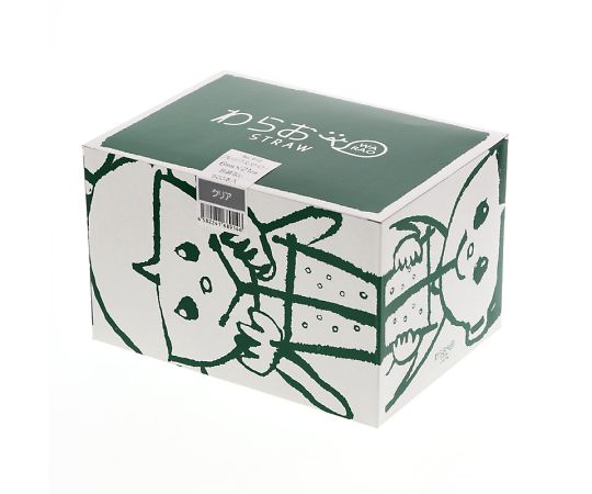 曲がるストロー 6×21 クリア 500本 (個包装なし) 004712921 1箱(500本入)