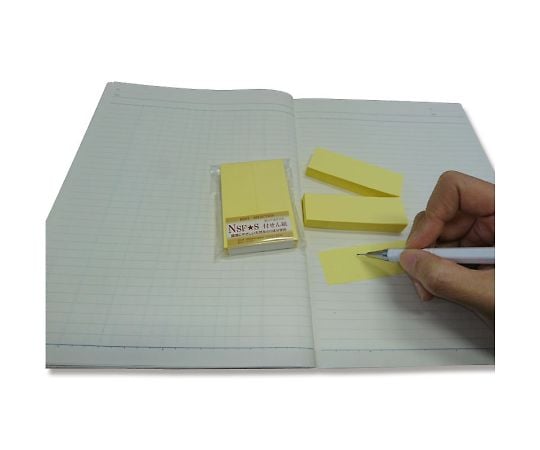 NSF-09T. 스티커 메모지 75×25 Y 100매×2 007597562 1팩