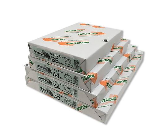 Copy Paper NEW Fine Color (Made in Japan) A4 Light Blue 500 Sheets 007574613 1 Pack (500 Sheets)