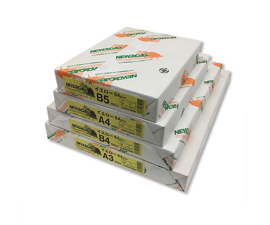 Copy Paper NEW Fine Color (Made in Japan) A4 Yellow 500 sheets 007574618 1 pack (500 sheets)