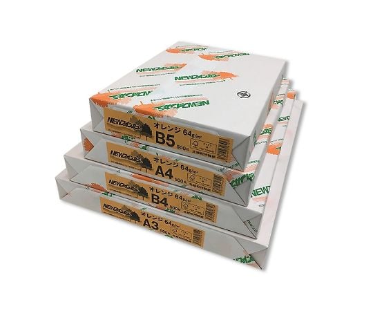 Copy Paper NEW Fine Color (Made in Japan) A3 Orange 500 Sheets 007574605 1 Pack (500 Sheets)