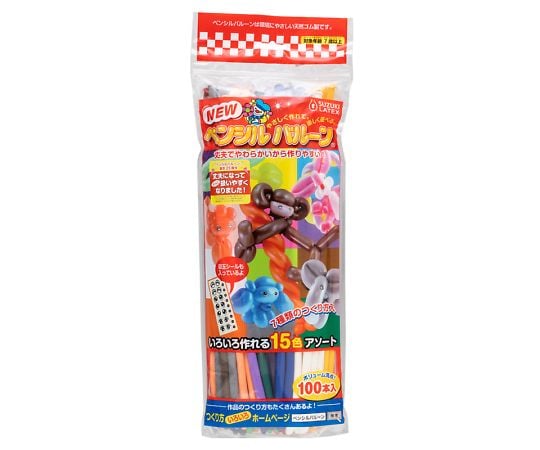 ペンシルバルーン 100本入 005975632 1セット/パック