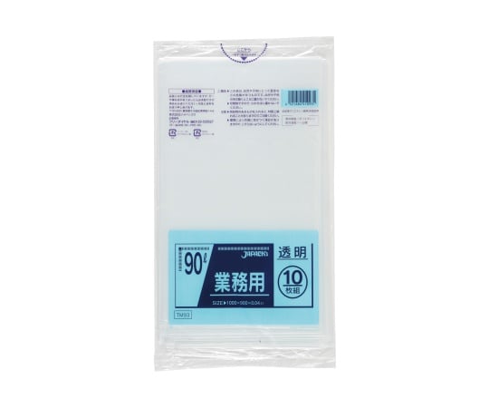 Commercial use plastic bags 90L LL+meta transparent 0.04mm 1 case (10 sheets x 30 books) TM93 1 case (10 sheets x 30 books)