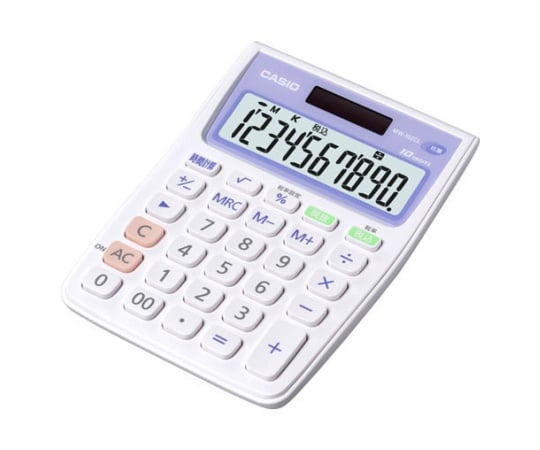 Casio Antibacterial Calculator 10-digit MW-102CL-N 1 unit