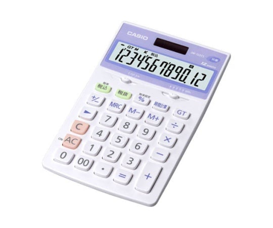 Casio Antibacterial Calculator Just Type 12 Digits JW-122CL-N 1 pc