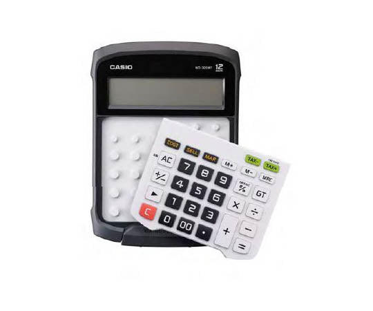 Casio Waterproof and Dustproof Desk Calculator WD-320MT-N 1 unit