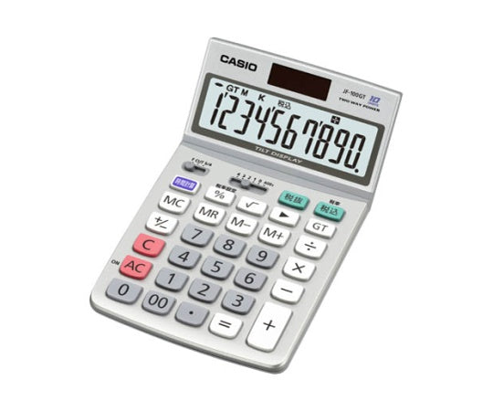 Casio "Green Purchasing Law Compliant" Calculator Just Type 10 Digits JF-100GT-N 1 pc