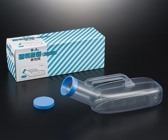 SA Brushless PVC transparent urinal for men 100232 1 unit