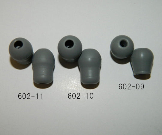 AD Silicone Soft Ear Tips Gray Large (1 pair) 602-10 1 piece