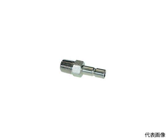Metal coupling high cock nipple R1/4 H-20P 1 piece