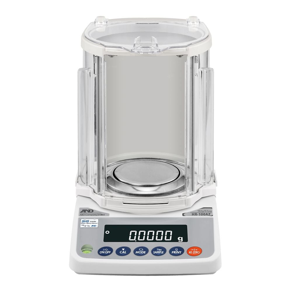 校正用分銅内蔵型分析用電子天びん HR-AZシリーズ ひょう量:102g 最小表示:0.1mg HR-100AZ 1個