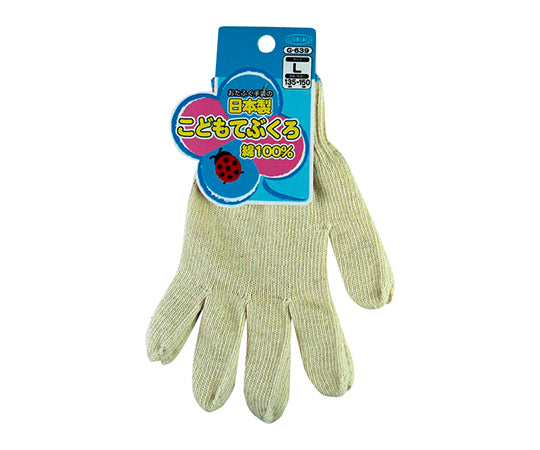 100% cotton work gloves "Children's gloves" L G-639 1 pair