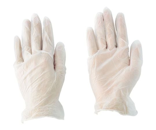 Disposable vinyl gloves, powder-free, size S, 100 pieces, 2023-S, 1 box (100 pieces)