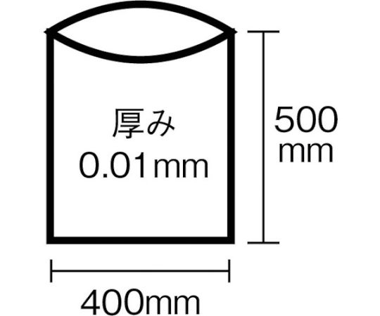 실내용 폴리 봉투 반투명 10L 100장 K-13 1봉지(100장입)