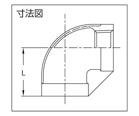 Screw-in pipe fitting SUS 90° elbow 10A TLL-10A 1 piece