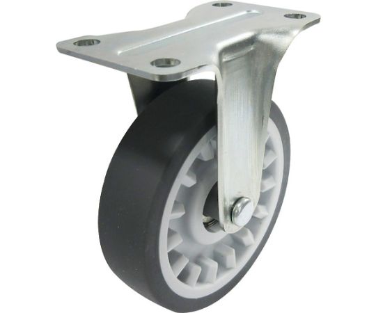 Komawari-kun Weego exclusive silent caster with fixed G φ75 Off-white TYER-75ELGB-WC-OW 1 piece